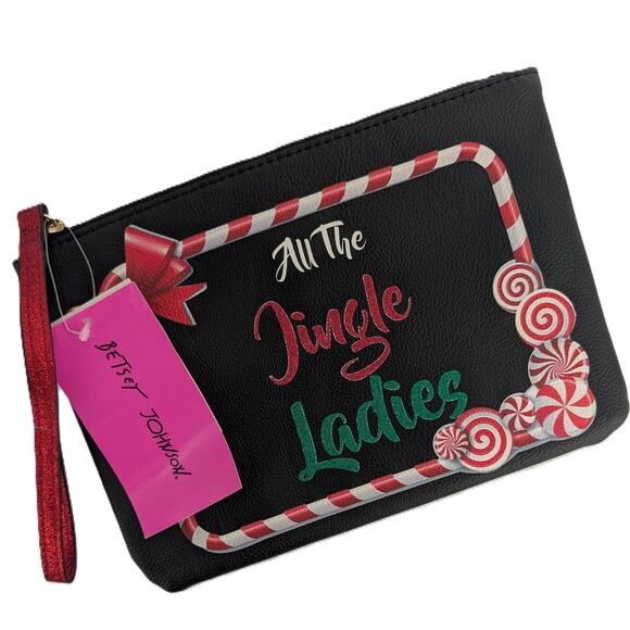 Betsey Johnson Handbags - Betsey Johnson Jingle Ladies Christmas Bag with Wrist Strap
